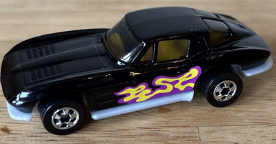 Hot Wheels Black  63 Corvette Stingray Split Window Mcdonald's 1979
