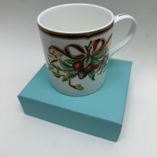 Tiffany  Co. Holiday Christmas Japan Mug Set Of 2