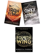 3 BOOK SET BY Rebecca Yarros Fourth wing English Paperback Free shipp USA ITEM