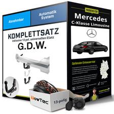 Anh&auml;ngerkupplung abnehmbar f&uuml;r MERCEDES C-Klasse Limousine +E-Satz EC 94/20