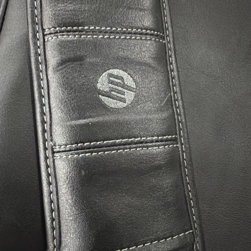 Estuche Ejecutivo de Cuero para Portátil HP Maletín 17" Bolso Mensajero Negro Foto 3 de 4