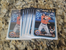 Aj Ewing 12 Ct Lot Baseball Card Mets Topps Bowman Rookie Pro Debut