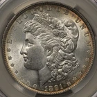 1891 Morgan Dollar CACG AU-58+ CAC - POP 2!
