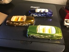 Loose Lot 3 Hot Wheels Classics Series 2 '49 Merc Converitible Gold Purple Lime