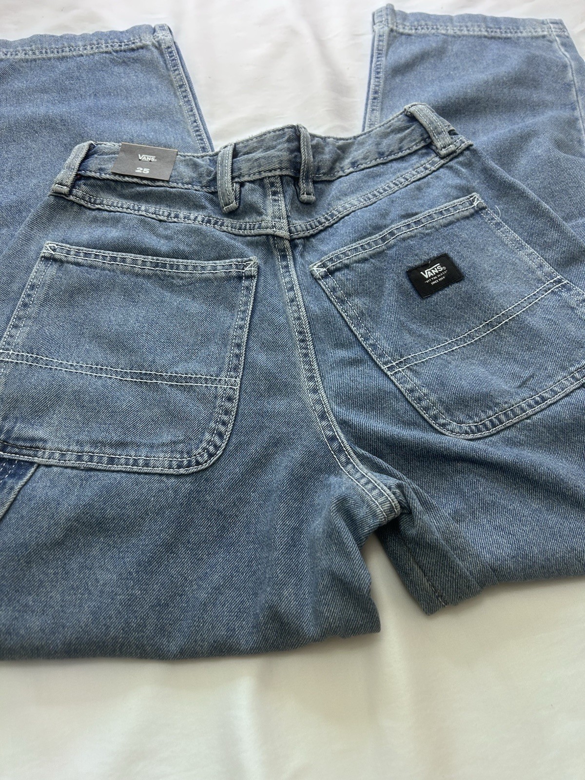 Vans Women's VTG Key Carpenter Jeans Size 25 Relaxed Fit New With Tags