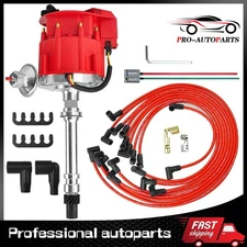 For Chevy SBC 305 350 BBC 454 Small / Big Block HEI Distributor Spark Plug Wires