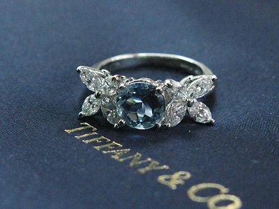 aquamarine engagement ring tiffany
