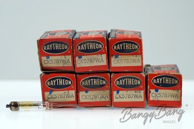 7 Vintage Raytheon CK5787WA/5787/TD-63 Subminiature Voltage Regulator Audio Vacu