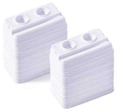 200/Box JMU Dental Disposable Dental Mixing Well - 2 Wells Mini Mixing Trays