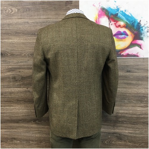 CLUB ROOM Mens Blazer Sport Coat Casual Jacket Size 42R Cashmere Wool Suit - Picture 11 of 12
