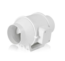 Rohrventilator Rohrlüfter Lüfter Radiallüfter Gebläse Lüftung Wohnraum Abluft 