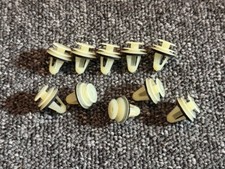 FIT FORD 10pcs DOOR CARD SIDE SKIRT BUMP PANEL FIXING LINING TRIM CLIPS