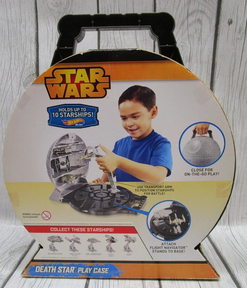 Hot Wheels Star Wars Death Star Portable Play Case Brand NEW Discontinued - Image 3 of 4