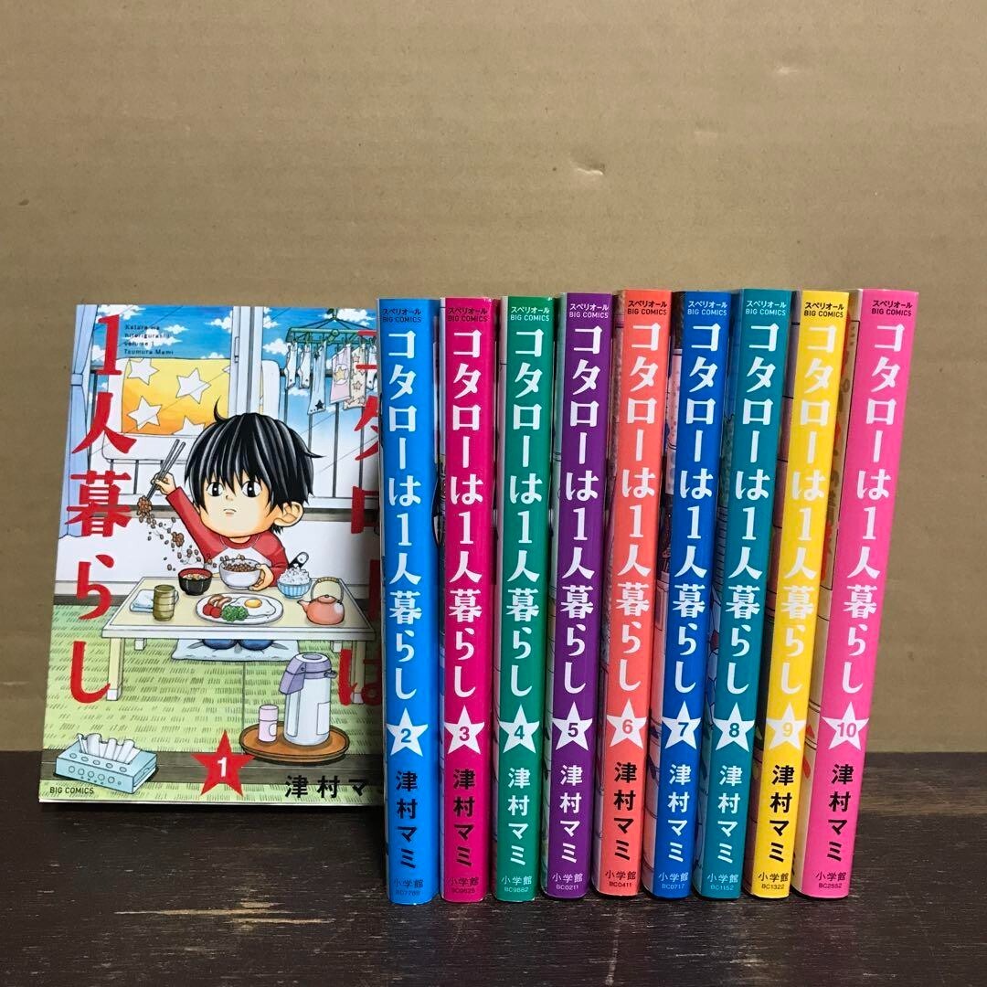 Kotarou wa Hitorigurashi Vol.1-10 Set Kotaro Lives Alone Comic