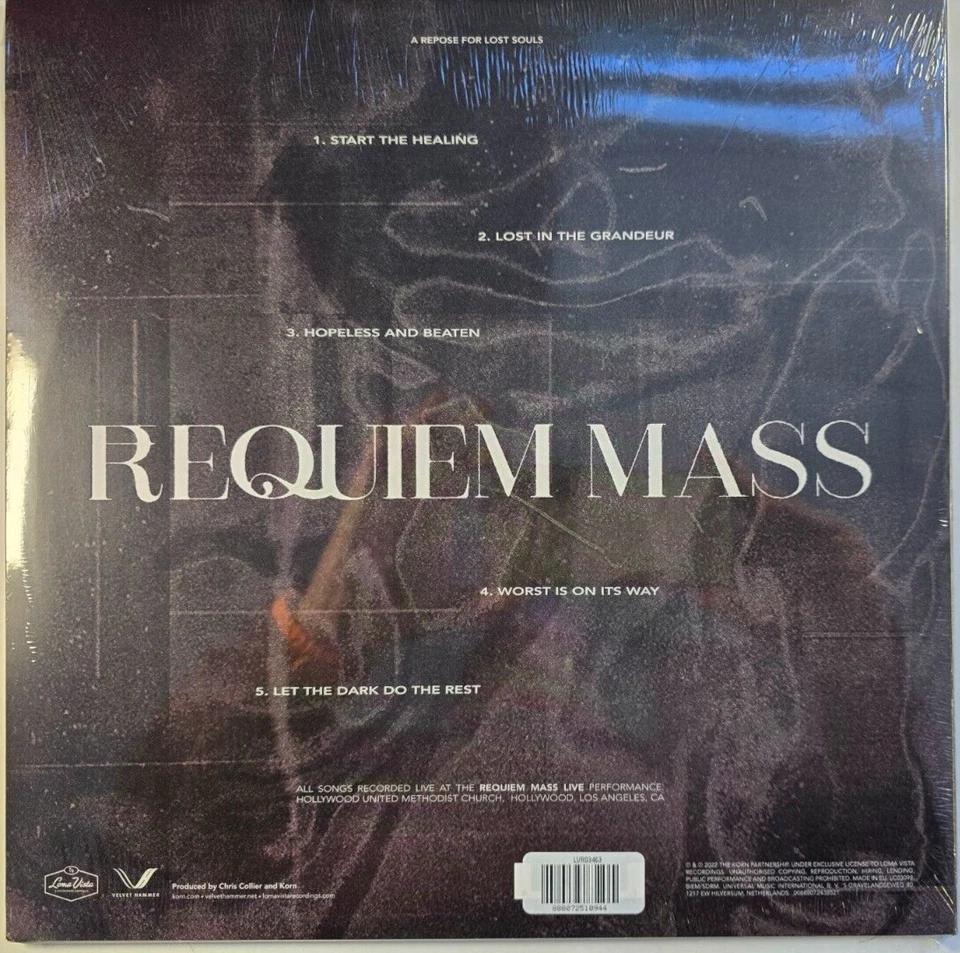 Korn – Requiem Mass 12" vinyl record single sided etched on Loma Vista 2023 - Image 2 of 4