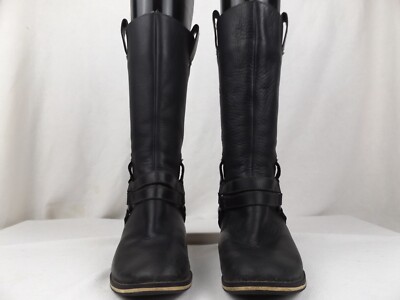 Caterpillar Womens Size Casual Black Leather Boots T-1033