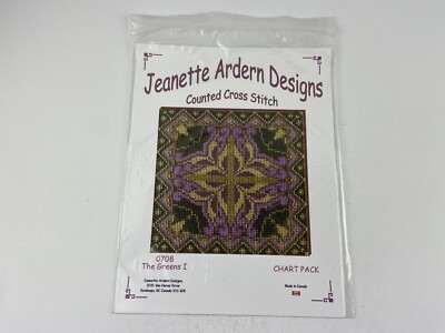 Jeanette Ardern Designs The Greens I Cross Stitch Pattern Mandala