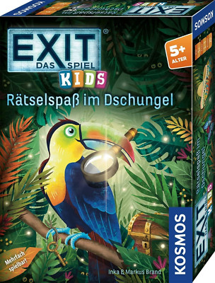 KOSMOS 683375 EXIT Kids Rätselspaß im Dschungel Escape Spiel ab 5 Jahre