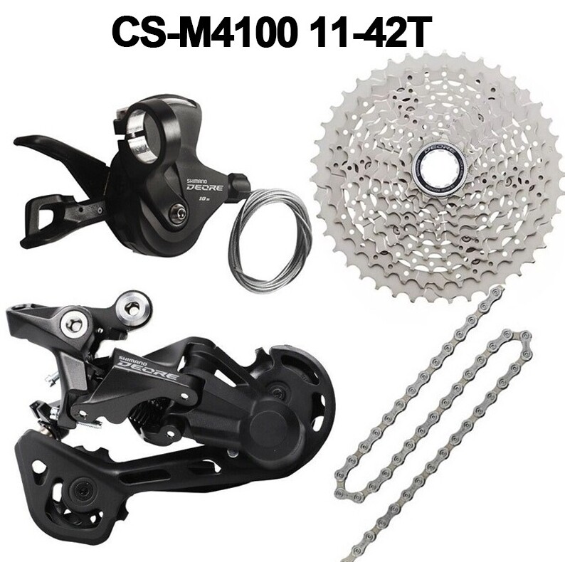 Shimano DEORE M4100 10 Speed Groupset MTB M4120 Rear Derailleur