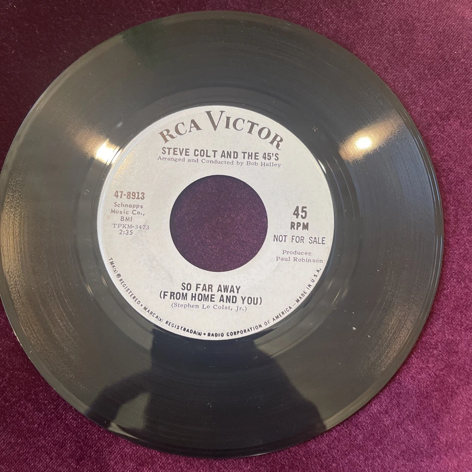 STEVE COLT & THE 45'S Just A Little Bit of Soul 1966 RCA deep soul promo 45 NM - Image 4 of 4
