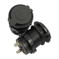 12V Cigarette Lighter Socket Power Outlet Receptacle Plug or Car Marine ATV X2
