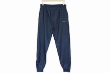Vintage ADIDAS Track Pants Size L 80s retro sport style training trousers blue