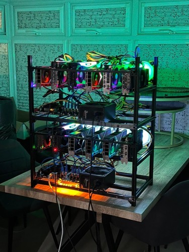 BTC/ETC/RVN/CRYPTO MINING RIG Plug and play/SETUP AND TRAINING/READ ...