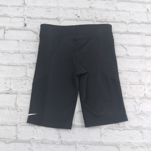 Nike Shorts Girls Medium Black Compression Shorts Biker CJ7562-010 - Picture 7 of 10