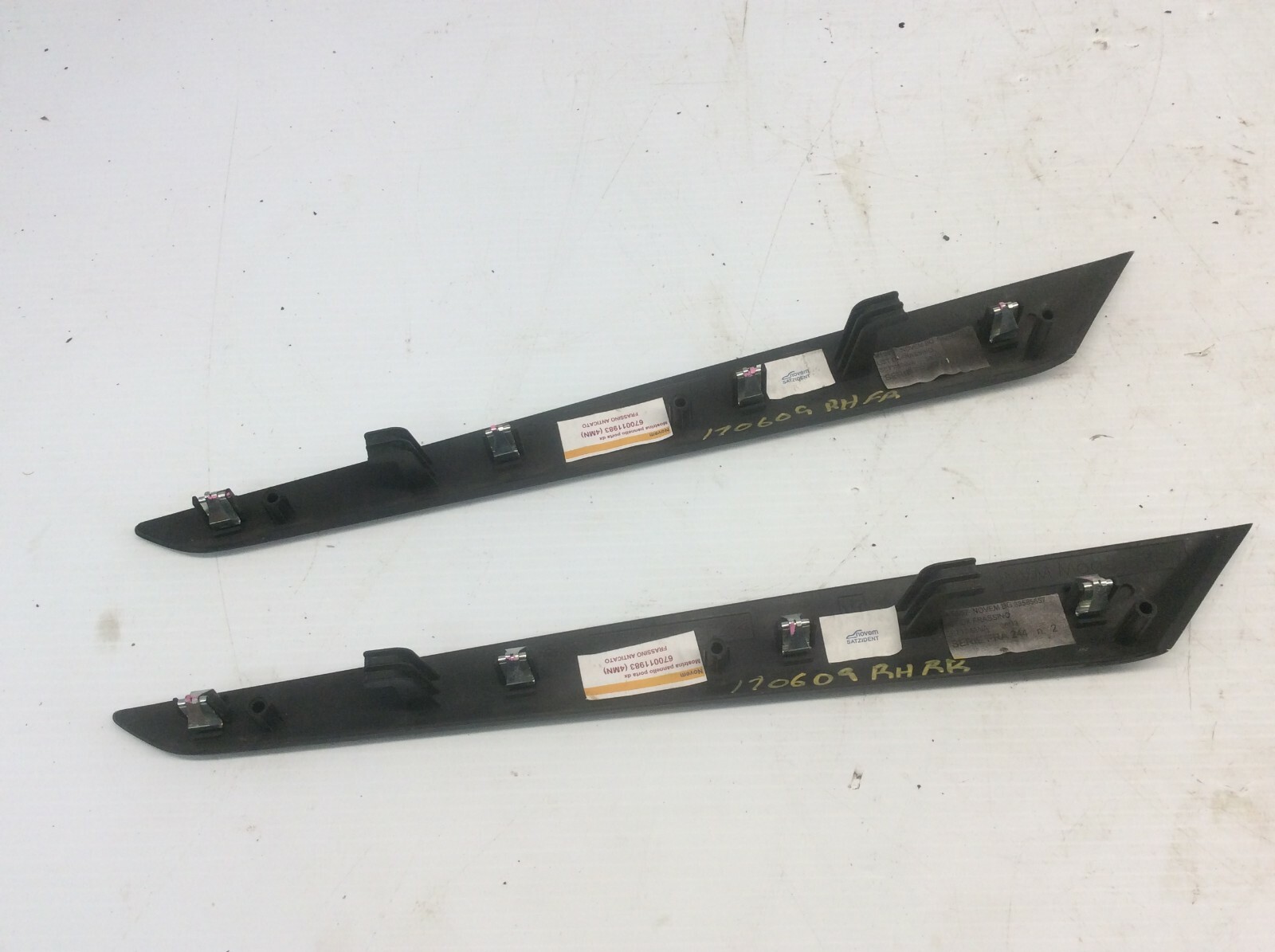 14-16 Maserati Ghibli S Q4 Front & Rear Right Interior Door Panel Trim Pair F