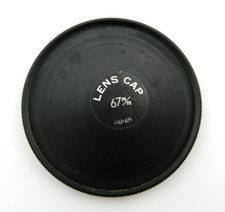 Metal Filter Stack Cap Set - 67mm - Threaded Screw-In Lens Cap - Vintage Japan