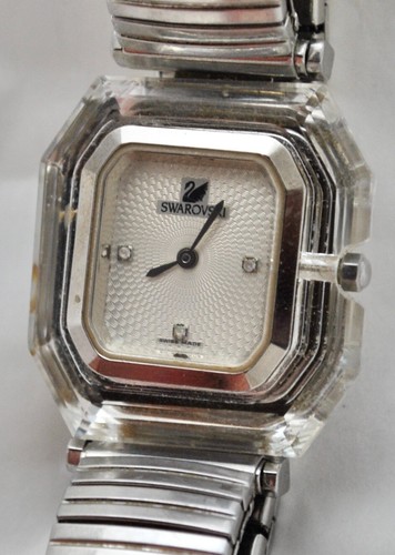 Swarovski Crystal (Brand) Octagon Cut Clear Crystal Watch Expansion Band