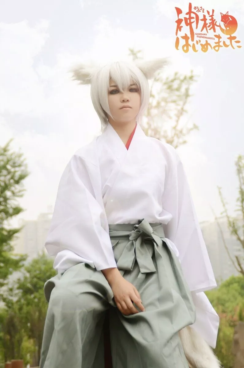 Kamisama Love Kamisama Hajimemashita Mizuki White Cosplay Wig