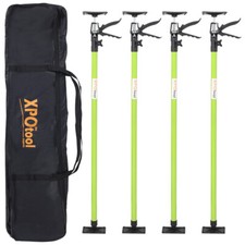 4x Adjustable Drywall Support Pole Cabinet Jack Pole 3rd Hand Support System