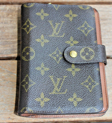 original Louis Vuitton LV Portemonnaie Geldbörse Monogram Zip Wallet Vintage