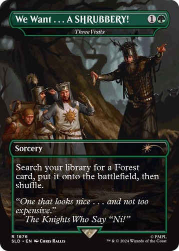 SECRET LAIR SEALED BOX We Hope You Like Squirrels FOIL Edition MTG