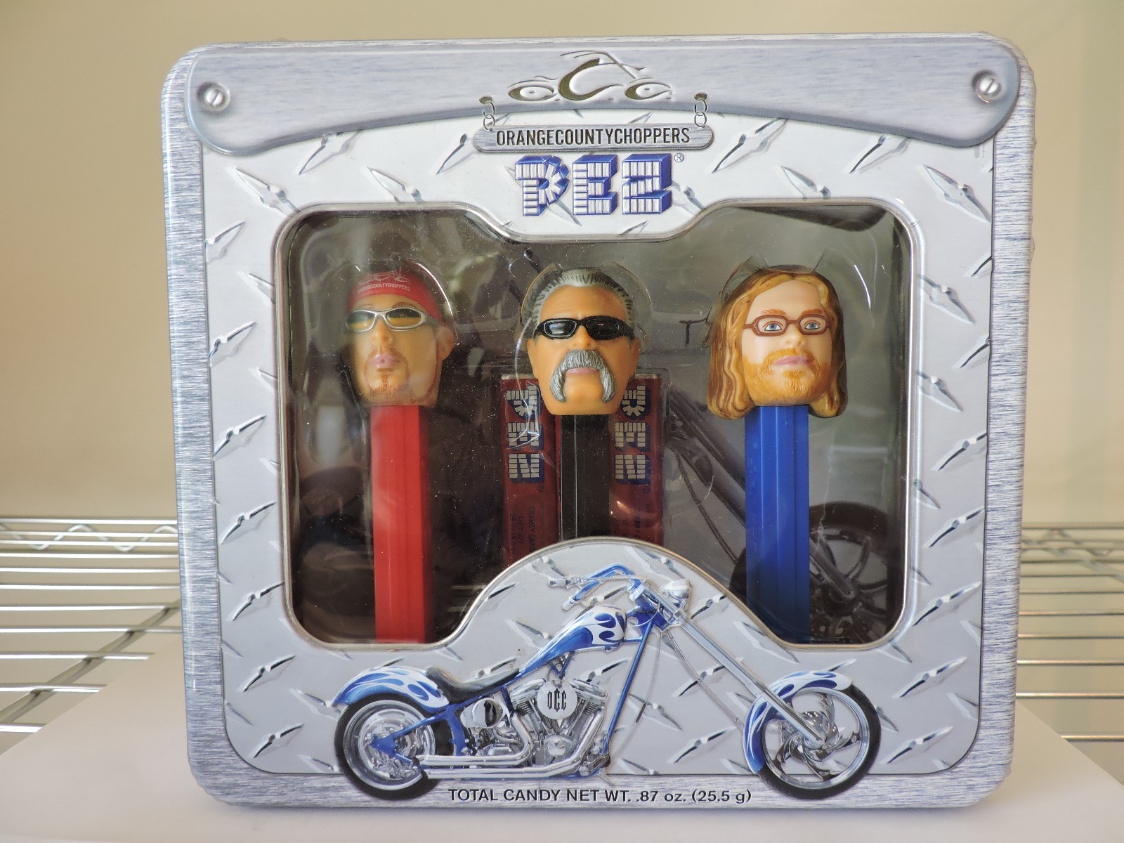 PEZ ORANGE COUNTY CHOPPERS COLLECTORS GIFT SET NEW IN SEALED TIN eBay