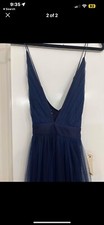Navy Tulle Dress for Women - size small