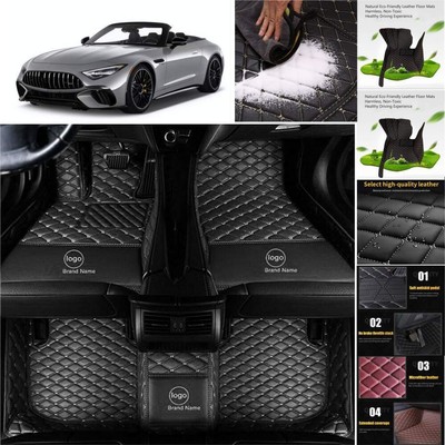 For Mercedes Benz SL-Class SLS-AMG Car Floor Mats Waterproof Custom Carpets Auto