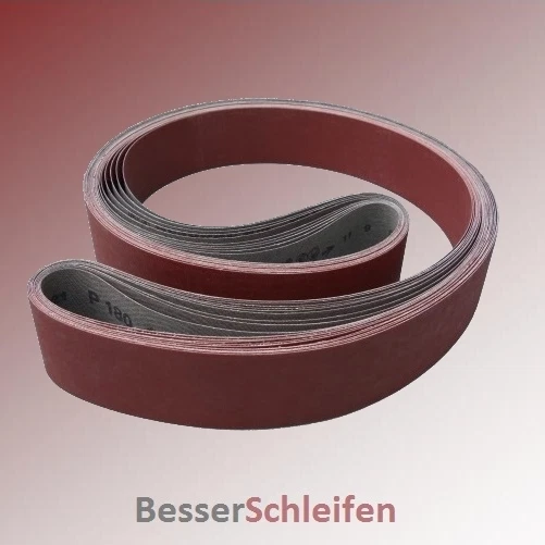 BESSERSCHLEIFEN Schleifbänder Schleifband 50x2000 Körnung wählbar P40 60 80 100 120 180 240 400