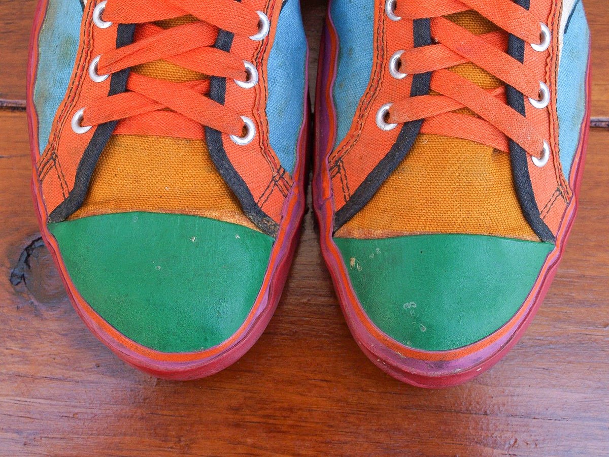 Peter Max 1968 High Top Tennis Shoes Originals by Randy Co. Iconic