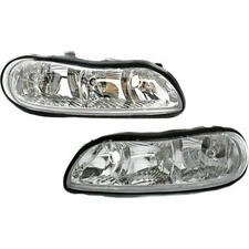 New Left & Right Halogen Headlight Assembly For 1997-05 Chevrolet Malibu Classic