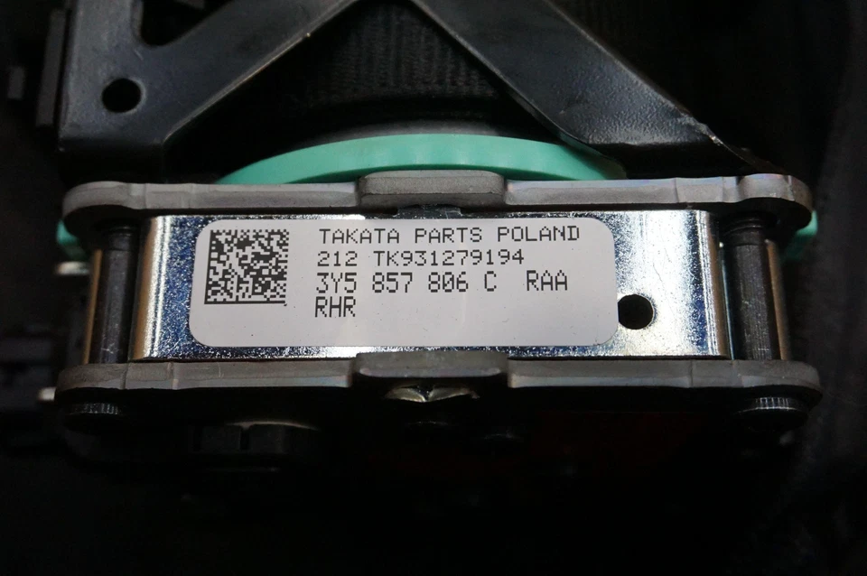 Retractor de cinturón de seguridad trasero derecho pasajero OEM 3Y5857806C Bentley Mulsanne 10-20 Foto 4 de 4