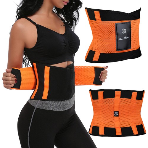 Women Sports Waist Trainer Trimmer Sauna Sweat Belt Tummy Control Body Shaper US - 第 16/27 張圖片