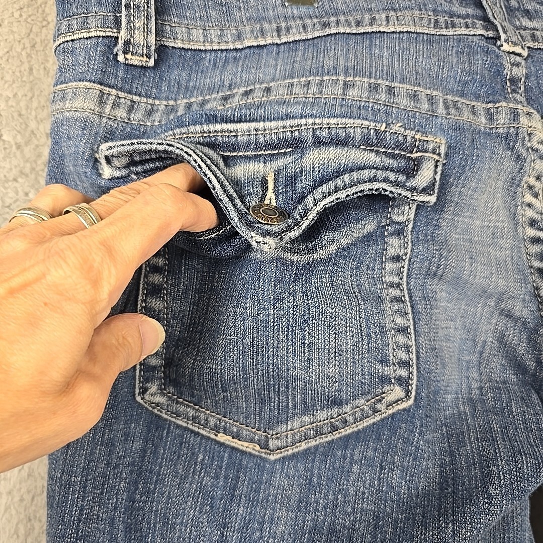 VIGOSS Capri Jeans Cropped Women's Size 17 Blue Denim 