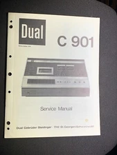 Dual C 901 Cassette Deck Service Manual  Thorens