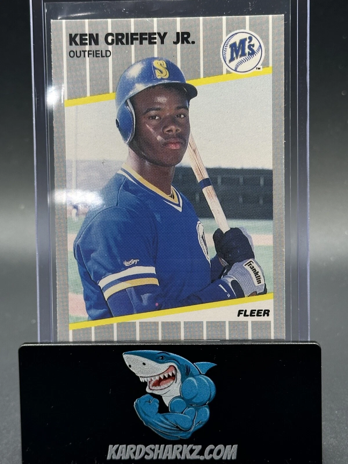 1989 Fleer Ken Griffey Jr #548 RC Mariners Reds Baseball HOF Rookie