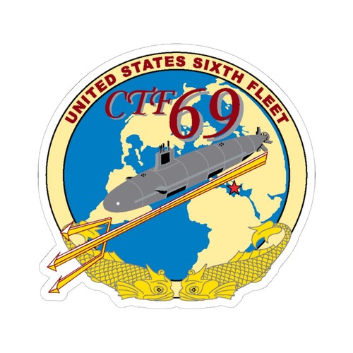 US Sixth Fleet CTF 69 (U.S. Navy) STICKER Vinyl Kiss-Cut Decal - Picture 20 of 25