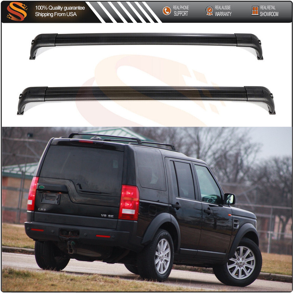 Roof rack Bar Cross Kit For Land Rover Discovery LR3 & LR4 2005-2016