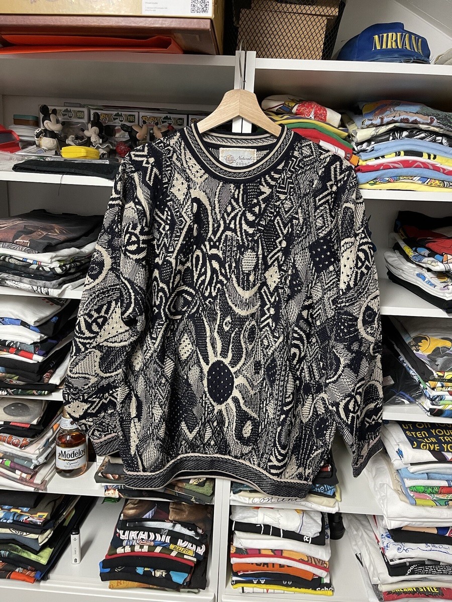 Original Coogi Naturals Sweater Size M Earth Tone colors | eBay