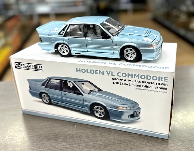 NEW - HOLDEN VL WALKINSHAW GROUP A SV COMMODORE 1:18 MODEL - FREE BROCHURE & PIN